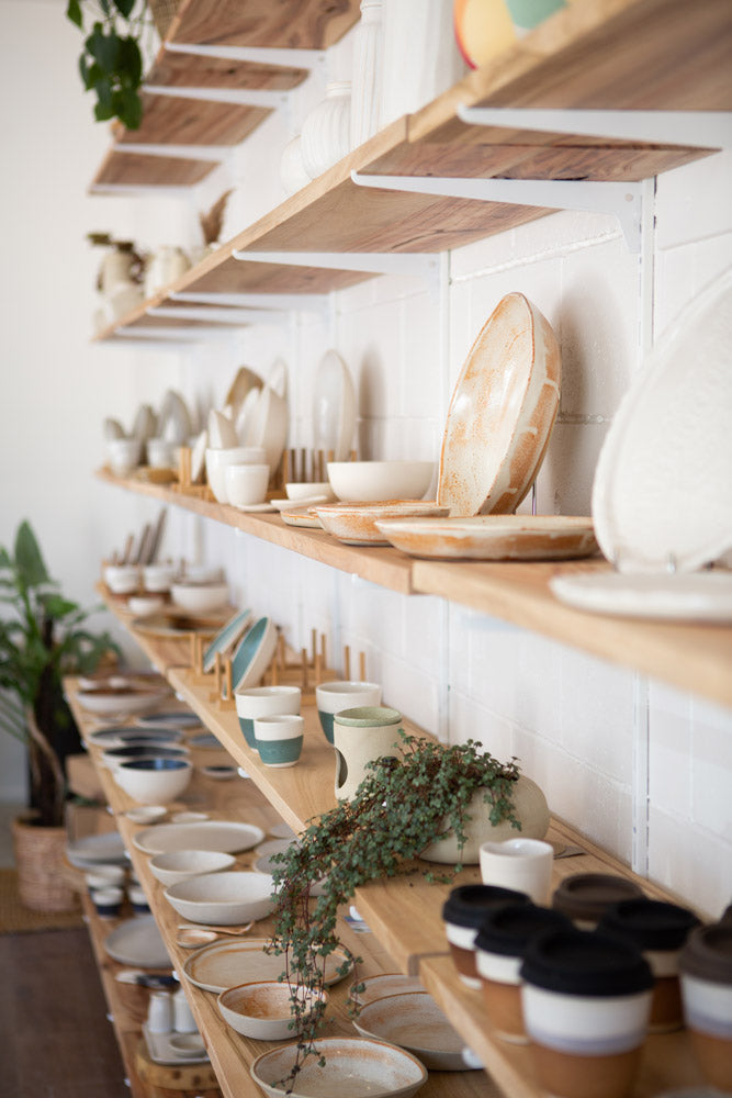 Visit our Kim Wallace Ceramics shop stocked full of handmade ceramic bowls, plates and gifts in Noosaville Australia