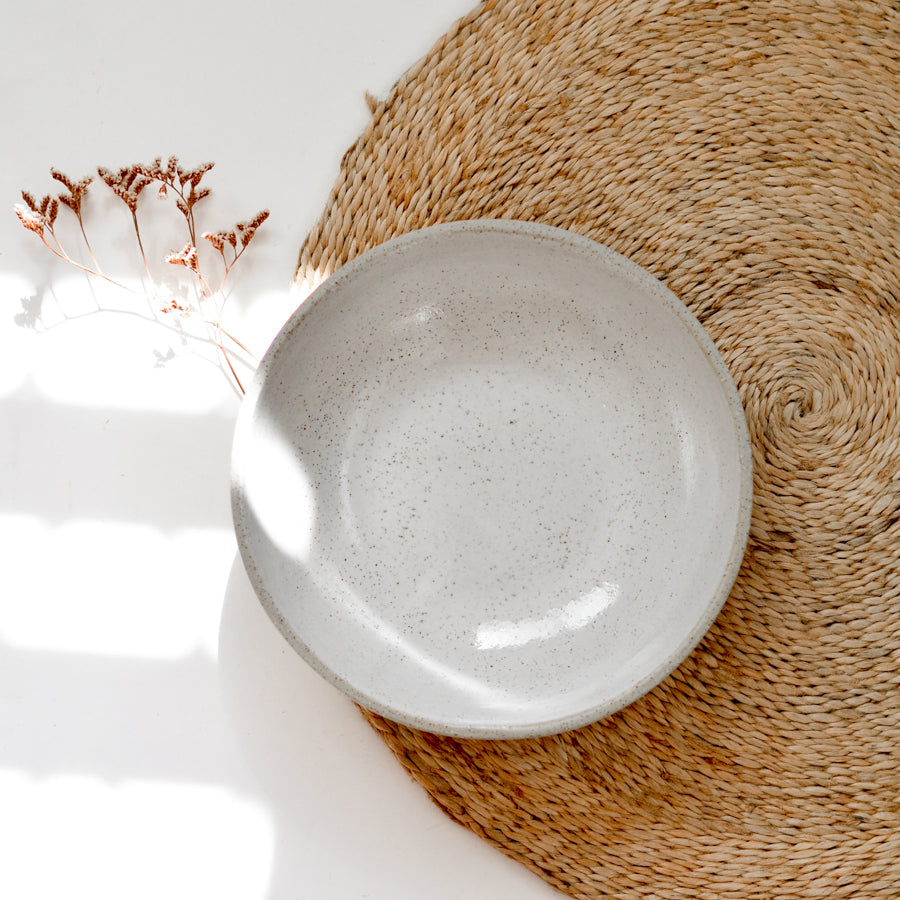 Handmade stoneware dinner bowl by Kim Wallace Ceramics, Noosa Australia.