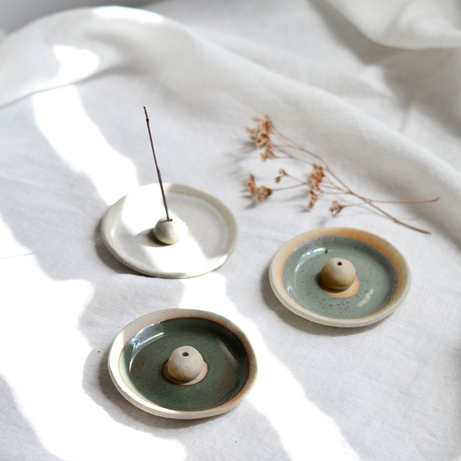 Handmade ceramic incense holder ~ Kim Wallace Ceramics Australia