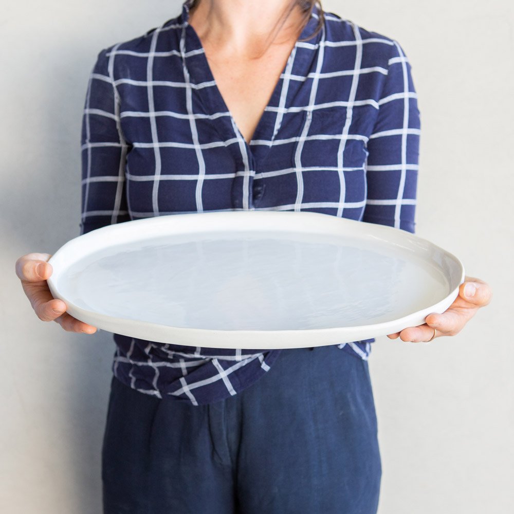 Handmade ceramic serving platter Kim Wallace Ceramics Australia